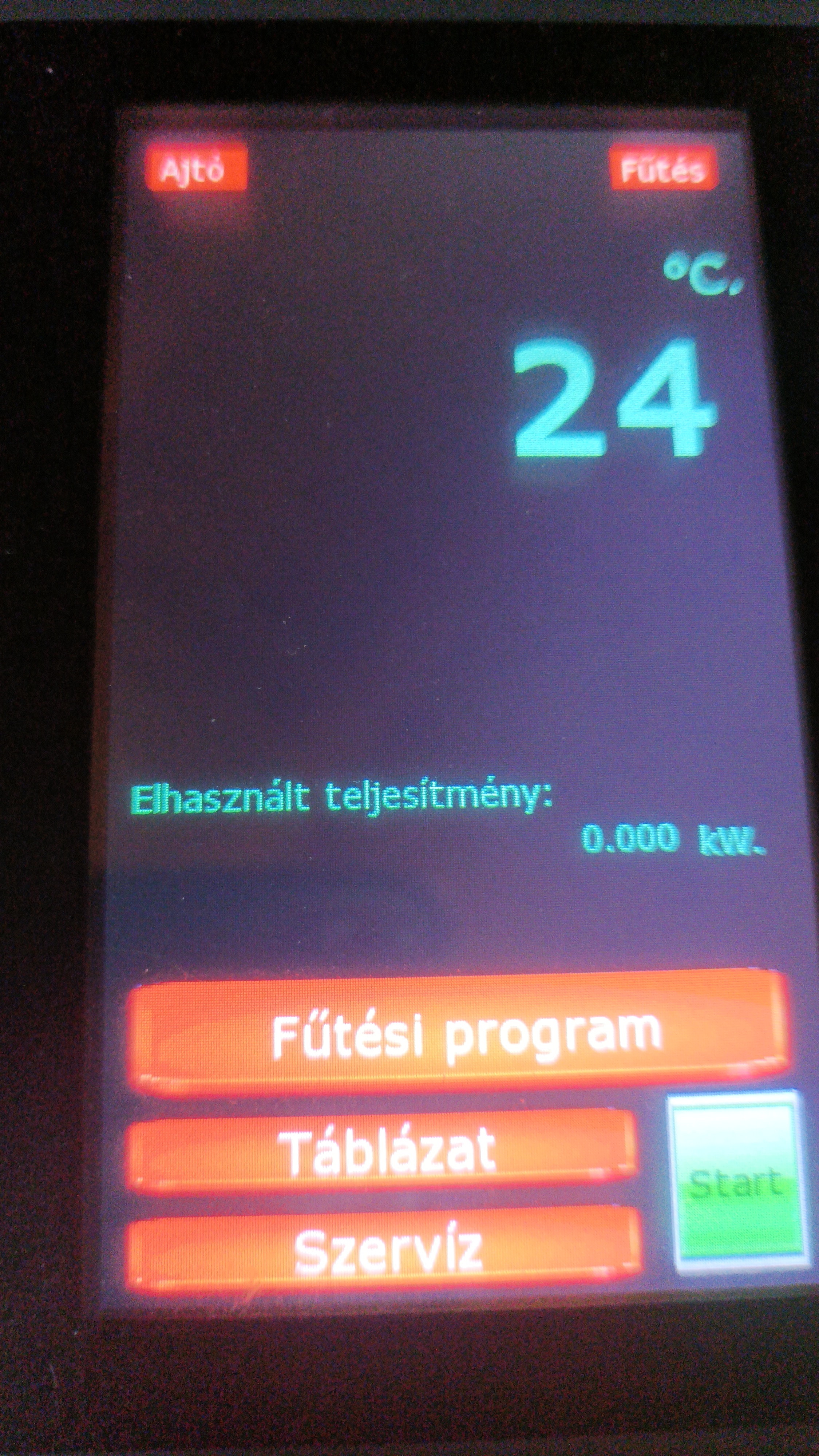Hmrsklet szablyoz, berendezs vezrl